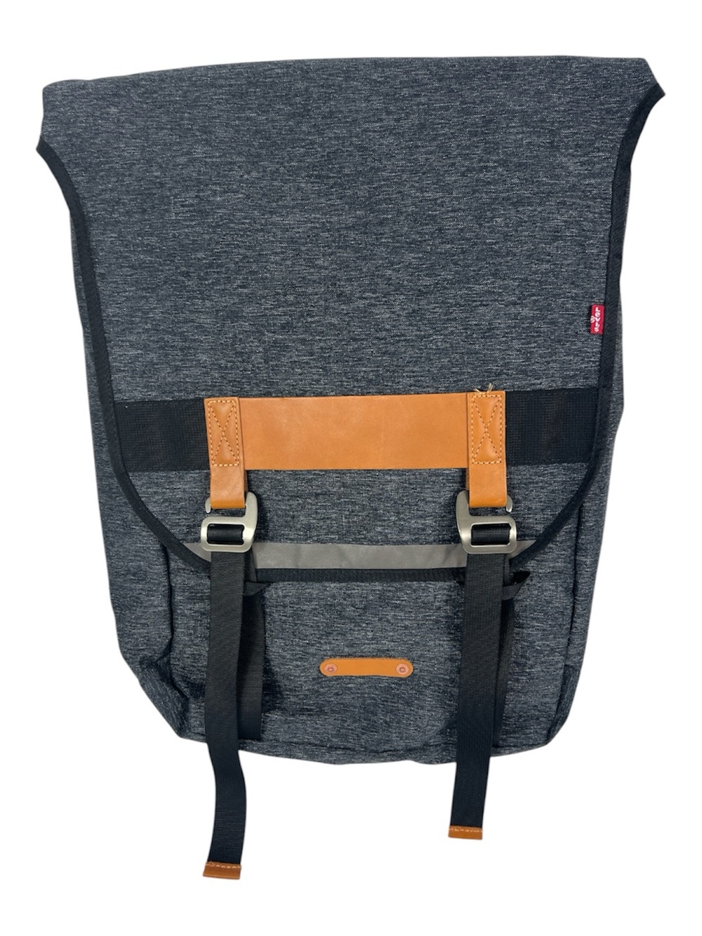 Levi's Commuter Flap Over Backpack Heather Black & Gray NWOT